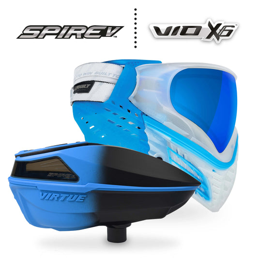Virtue Spire V + VIO X6 Combo - Cyan Ice