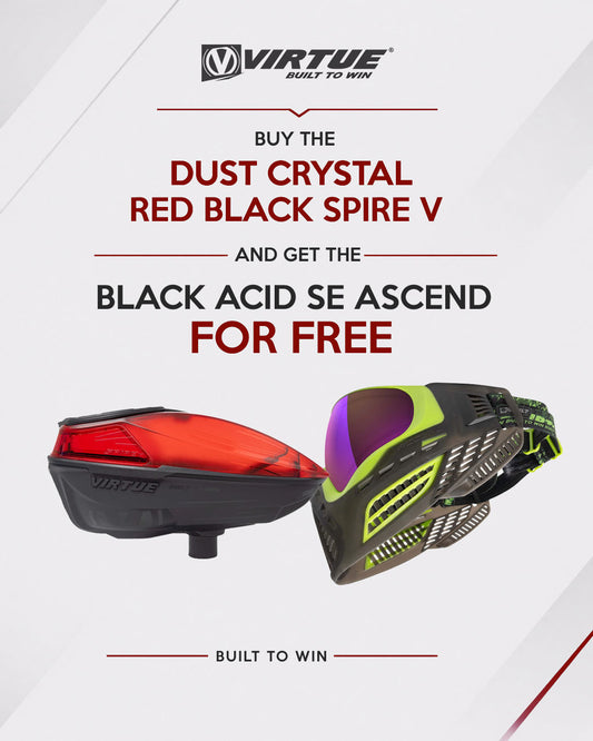 Buy One Get One Free Bundle - Red Black Spire V + Acid Black SE Ascend