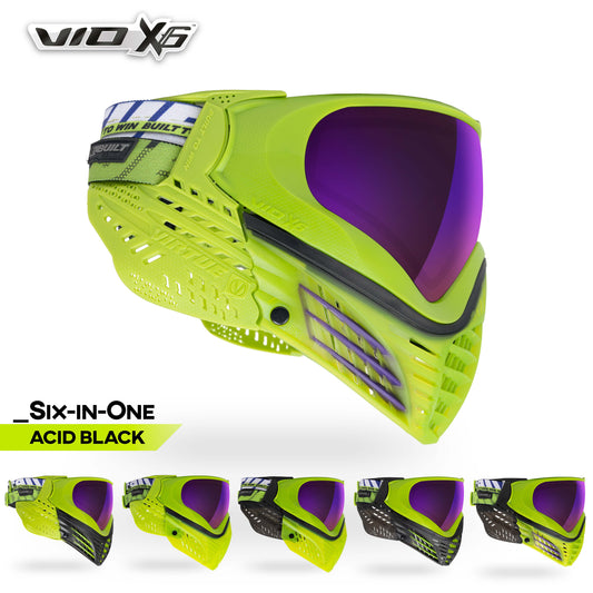 Virtue VIO X6 Goggle - Acid Black