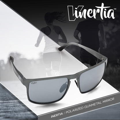 Virtue V-Inertia Polarized Sunglasses - Gunmetal Mirror