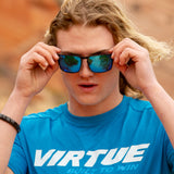 Virtue V-Inertia Polarized Sunglasses - Black Ice